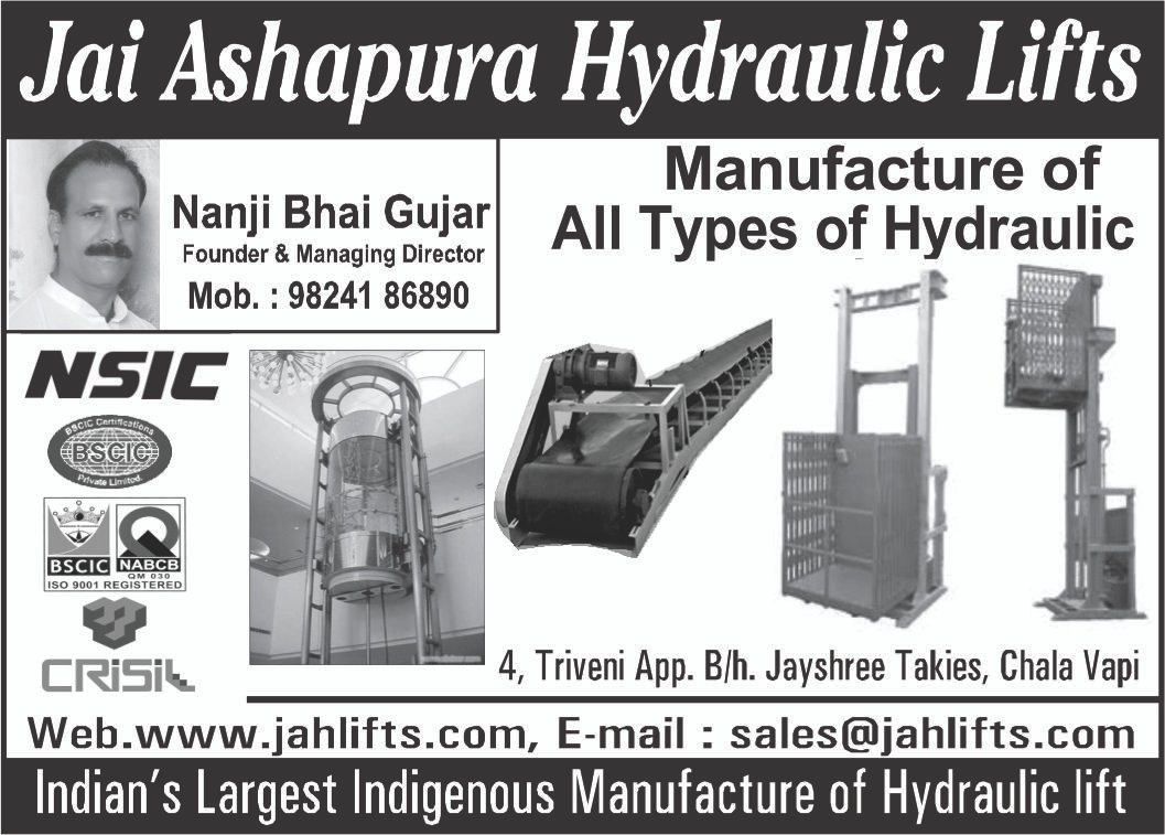 Image for JAI ASHAPURA HYDRAULICS LIFTS